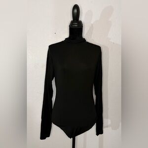 Fashion Nova Black Turtleneck Bodysuit